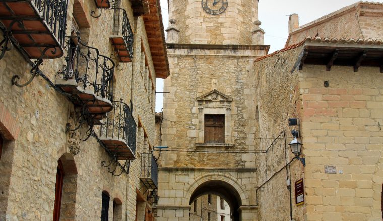 Cantavieja village Teruel province Aragon El Maestrazgo county S