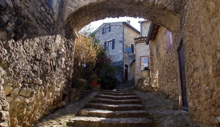 Archway in Mirmande, France