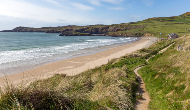 Wales Coast Path Whitesands Bay Pembrokeshire UK