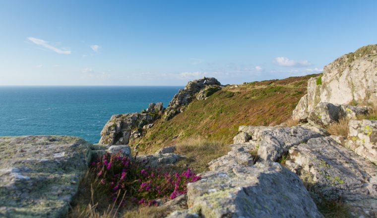 Zennor Head promontory Cornwall England UK near St Ives