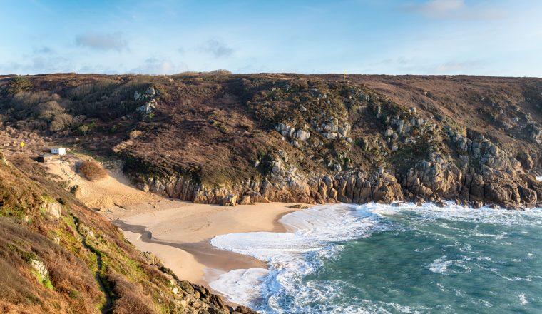 The Beach at Porthcurno