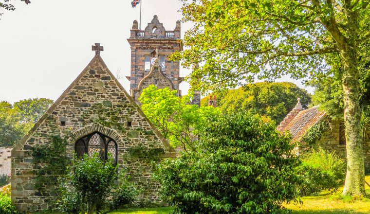 One of the most historic buildings in Sark Island, La Seigneurie Gardens