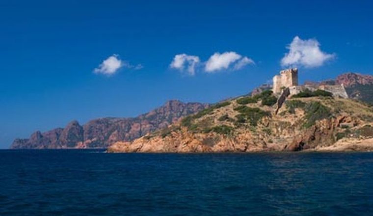 Chateau de Girolata, close to Porto, Corsica