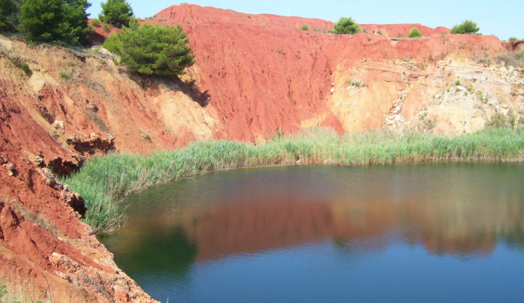 laghetto di bauxite- Otranto - www.salentobicitour.org