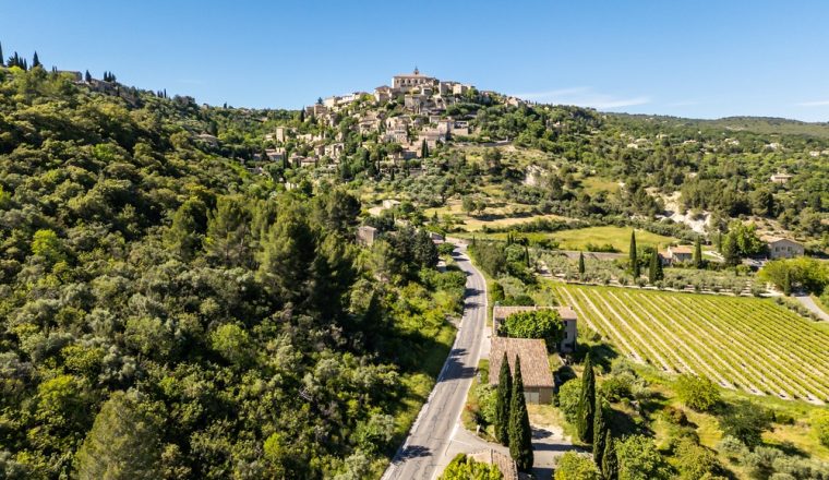 Hilltop village in Provence