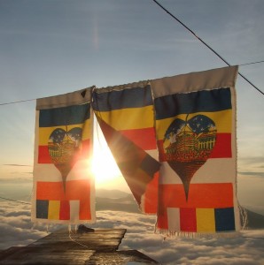 Top of Adams Peak in Sri Lanka