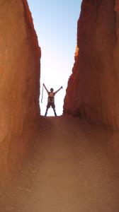 Ann Hutchings - Utah, with my husband ,Hiking Brice Canyon