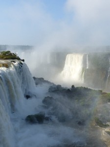 Igauza waterfalls on the Brazil Argentina border 