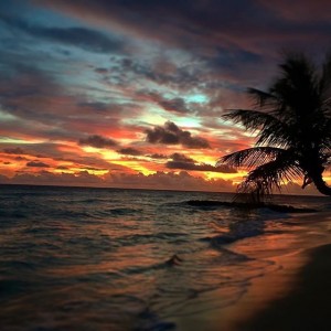 Sunset in Barbados