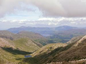 Val Haynes - Climbing Scafell Pike in Lake District - highest mountain in England 